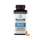 NeuroQ Memory & Focus | Formulated by Neurologist Dr. Dale Bredesen | Addresses All 4 Causes of Cognitive Decline | Ginkgo Biloba, Phosphatidylserine, Gotu Kola, Coffee Fruit, Turmeric & Propolis